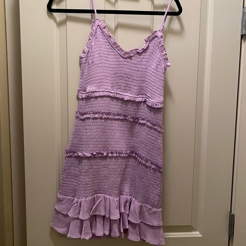 Olivaceous lavender dress